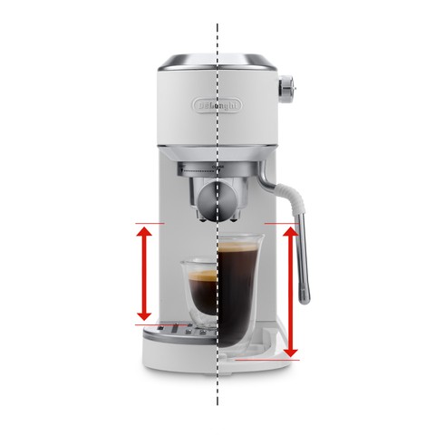 Machine à espresso compacte Dedica Duo Cold Brew vanille – De'Longhi