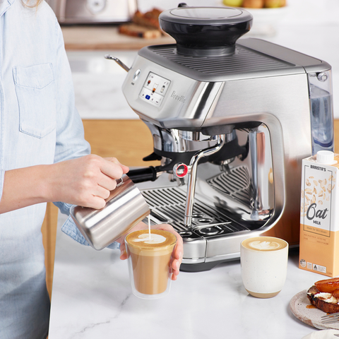 Machine à café automatique Barista Touch™ Impress acier inoxydable brossé – Breville