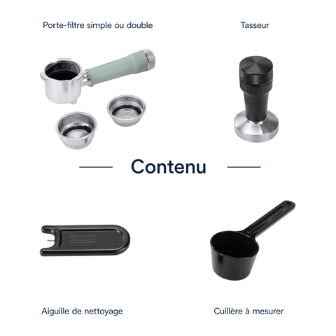 Machine à espresso compacte Dedica Duo Cold Brew vert pistache – De'Longhi
