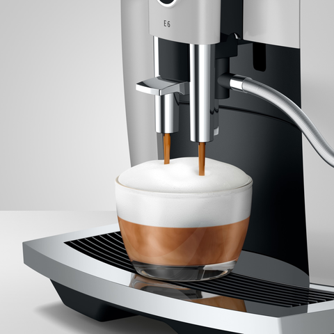 Machine à café automatique E6 acier inoxydable – JURA 