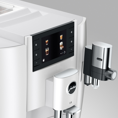 Machine à café automatique E8 blanche – JURA 