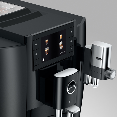 Machine à café automatique E8 Piano Black (nouvelle génération) - JURA